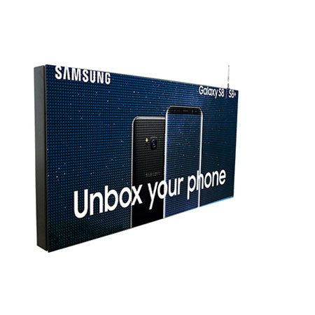 LED Ηλεκτρονική Επιγραφή P10 128x64cm Κυλιόμενων Μηνυμάτων και Γραφικών, Μονής όψης, P10, RGB Full Color