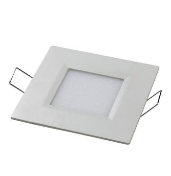 LED Φωτιστικό Panel Οροφής 6W Τετράγωνο Slim, Θερμό Χρώμα