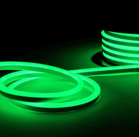 LED ROPE NEON FLEX 8W IP65 Πράσινο Χρώμα